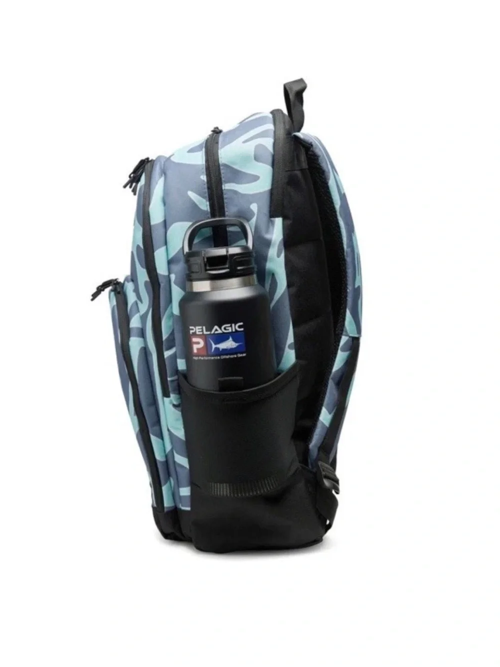 Pelagic mens shoal-lion fish camo back pack
